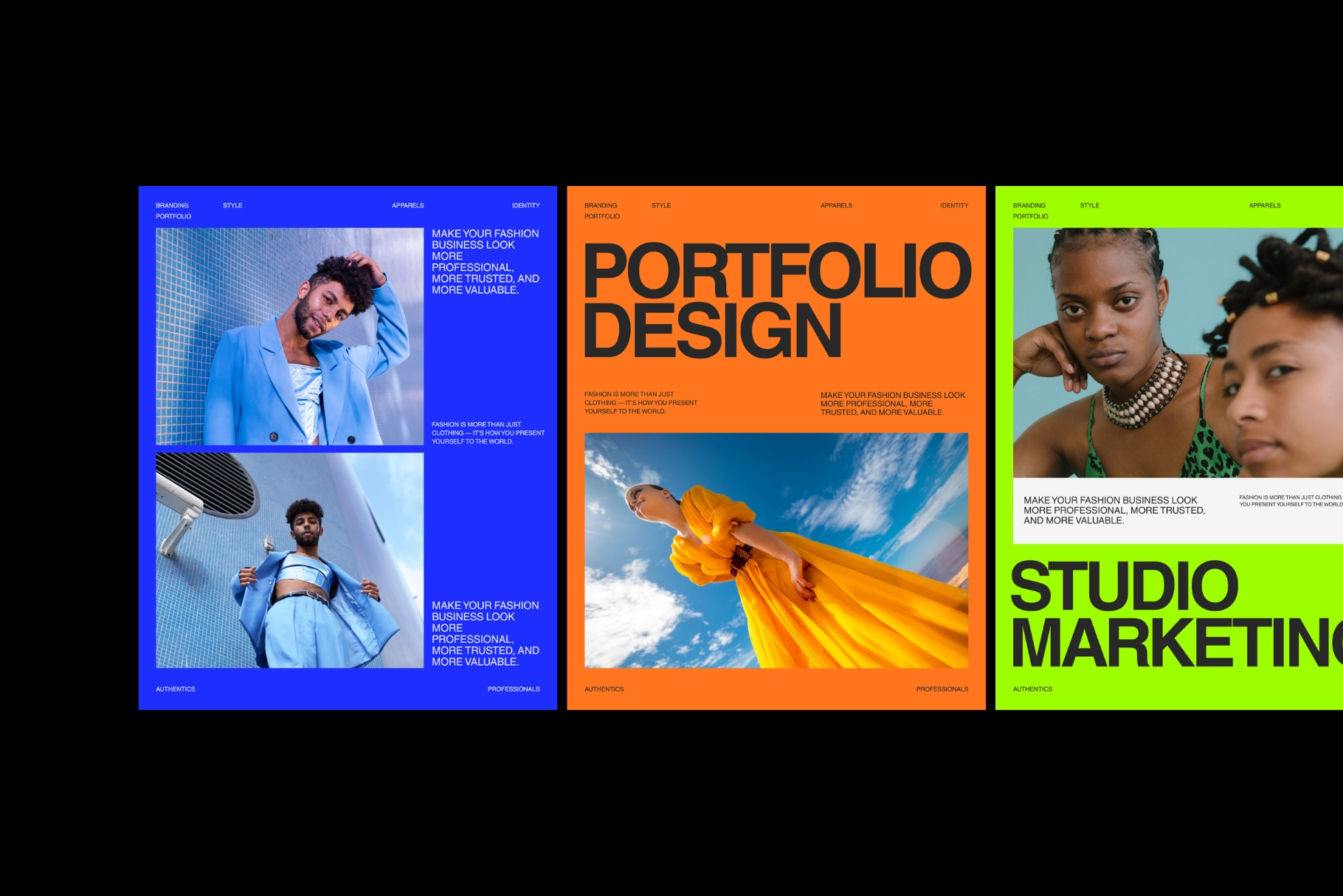 Colorful Brand Identity Social Media Bundle