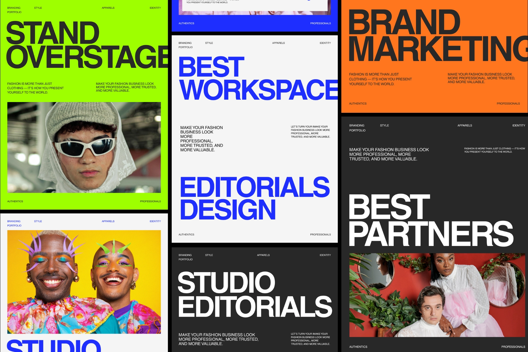 Colorful Brand Identity Social Media Bundle