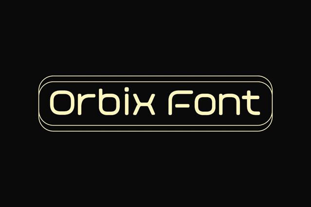 Orbix Space Font