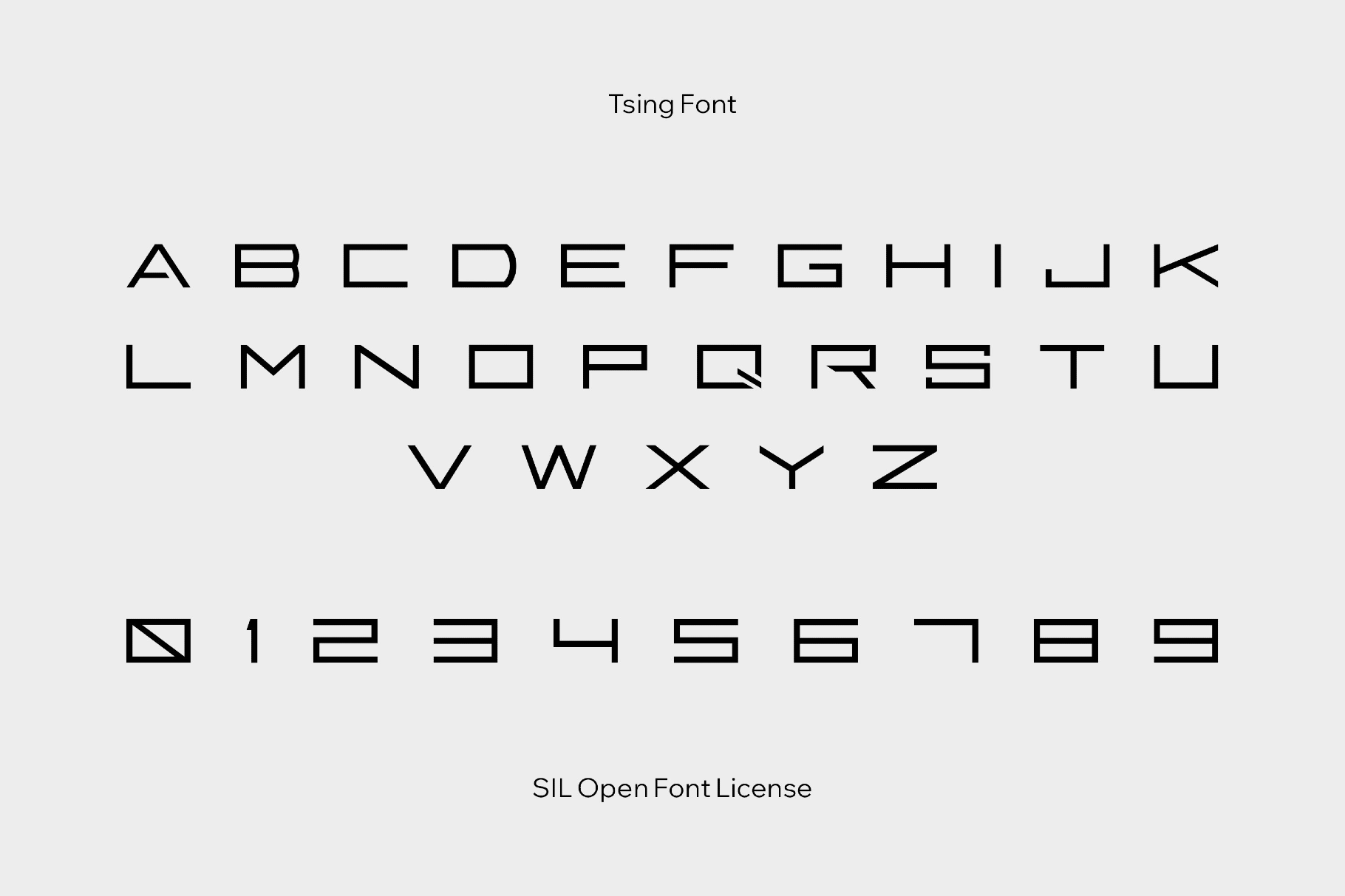Tsing Space Font