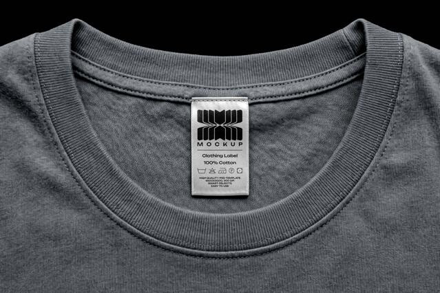 T-Shirt Label Mockup