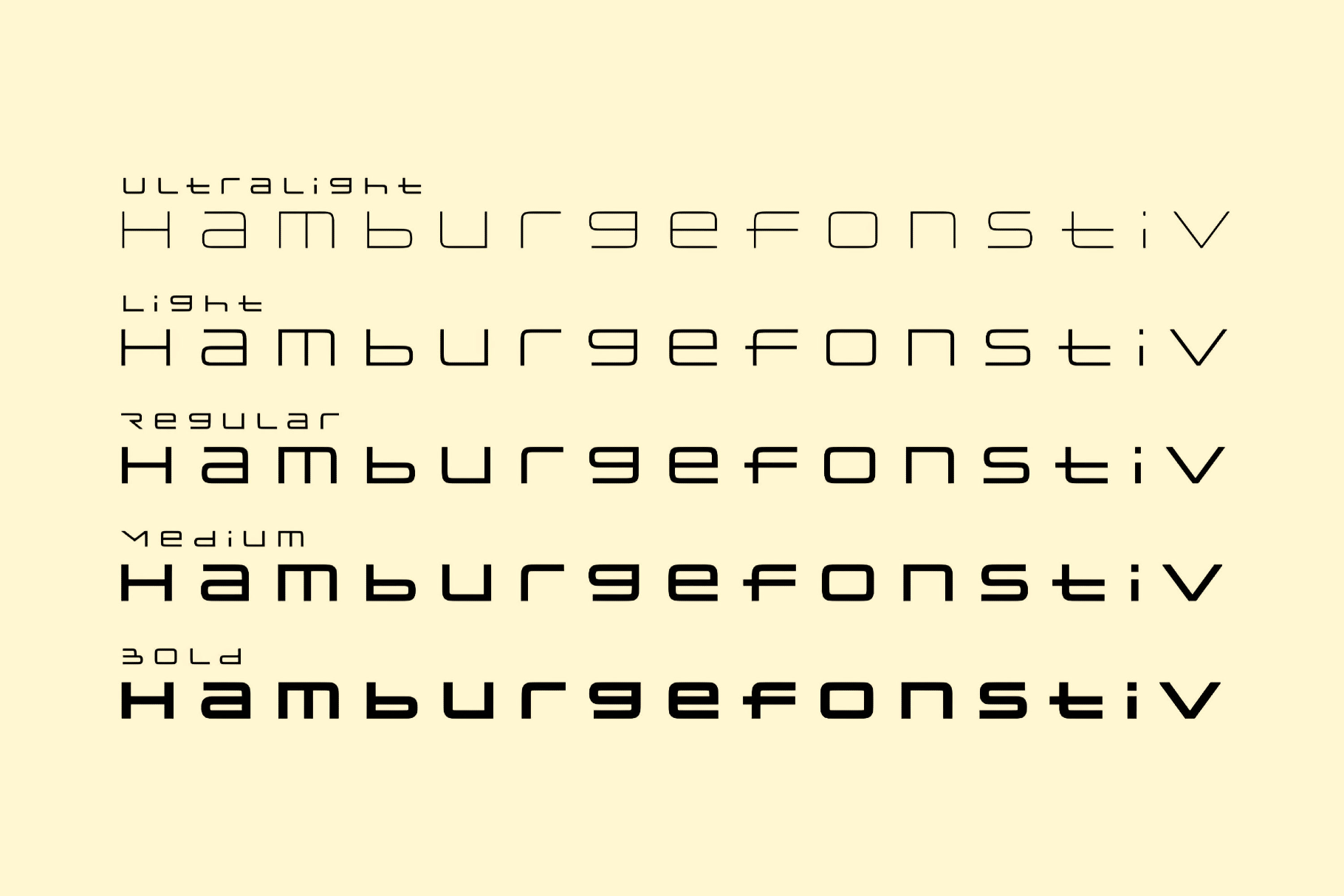 Melete Space Typeface