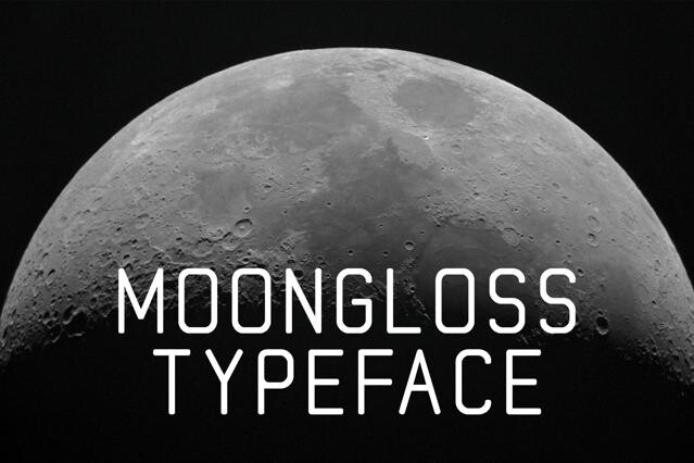 Moongloss Typeface