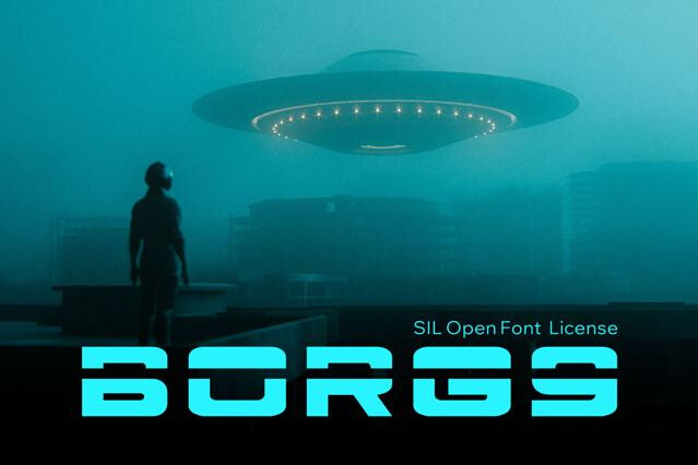 Borg 9 - 80s Tech Font