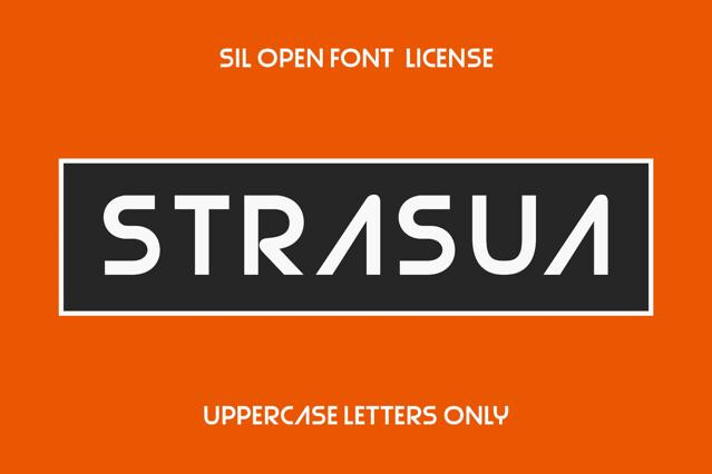 Strasua - 70s Industrial Font