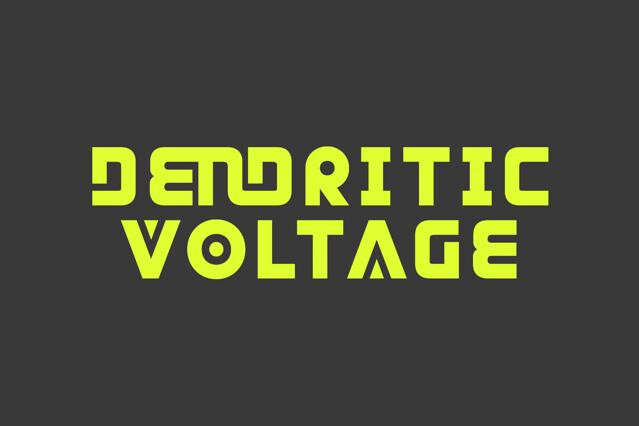 Dendritic Voltage - Sci-Fi Alien Font
