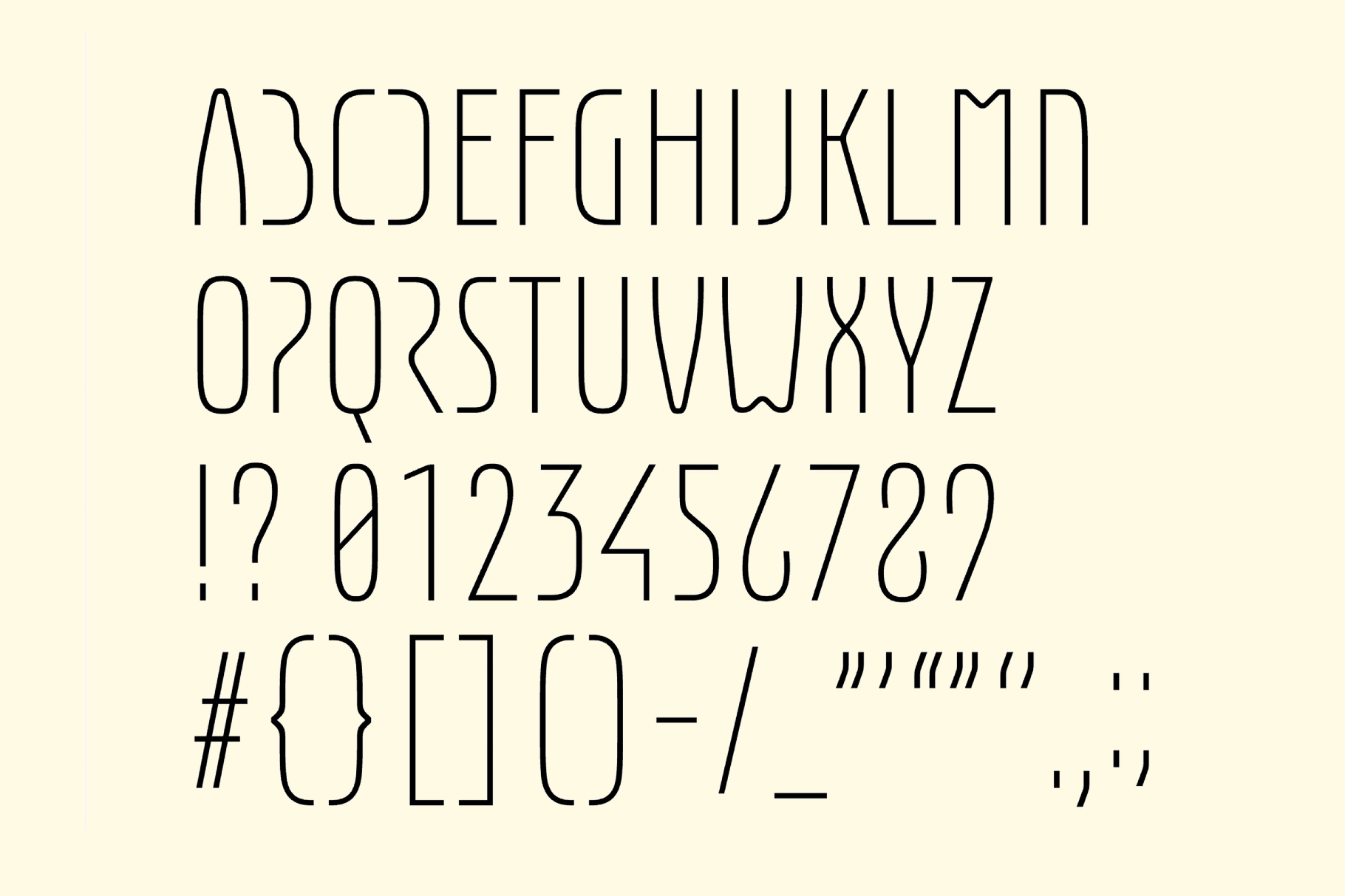 Eunomia Space Font Family