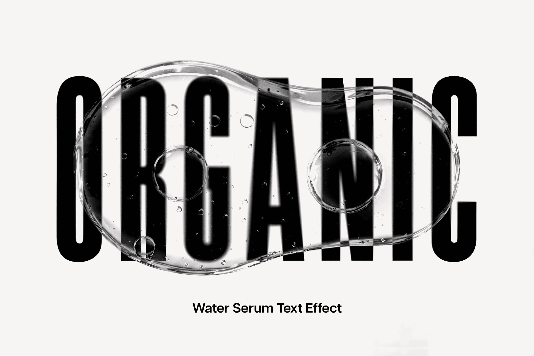 Water Serum Text Effect