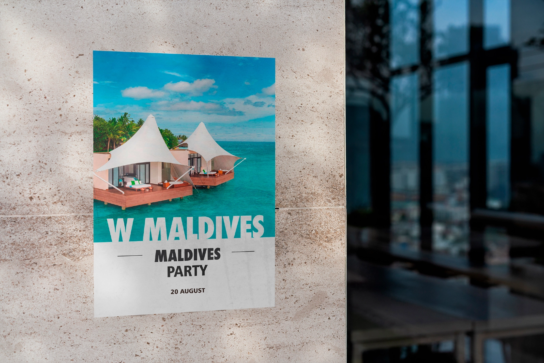 Party Poster Mockups Set