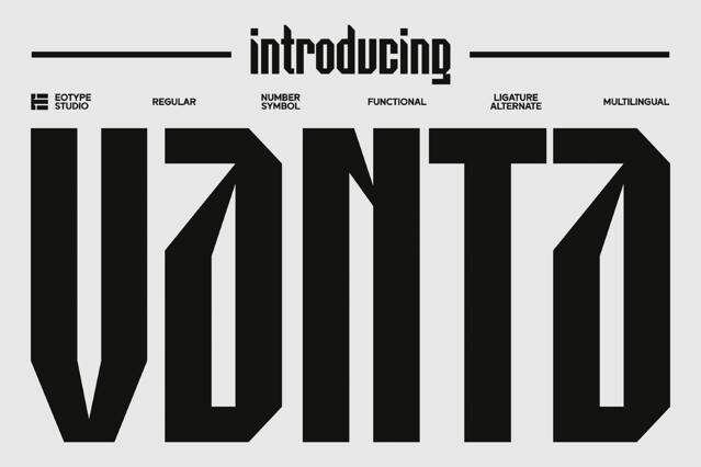 Vanta - Display Blackletter Font