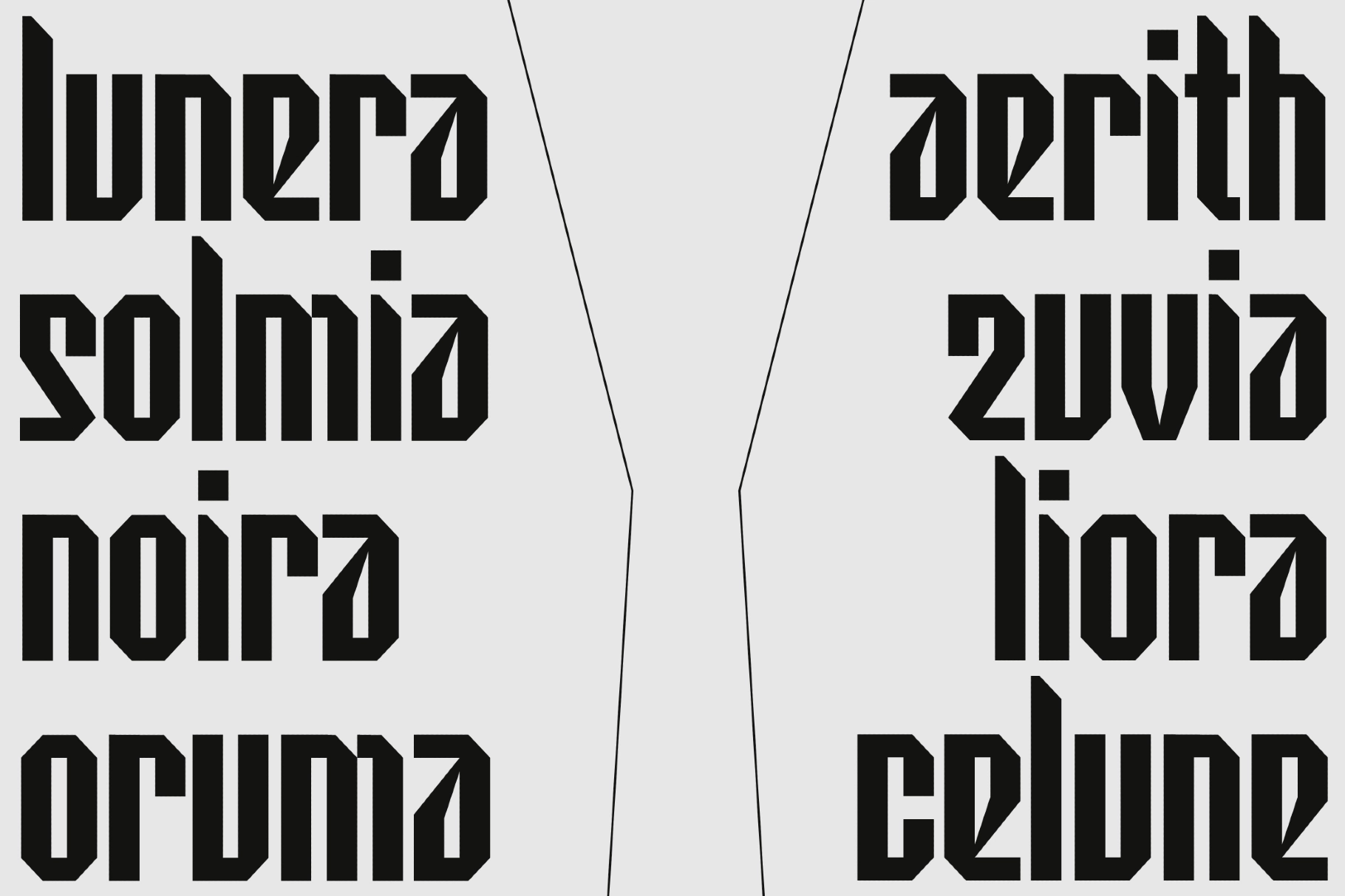 Vanta - Display Blackletter Font