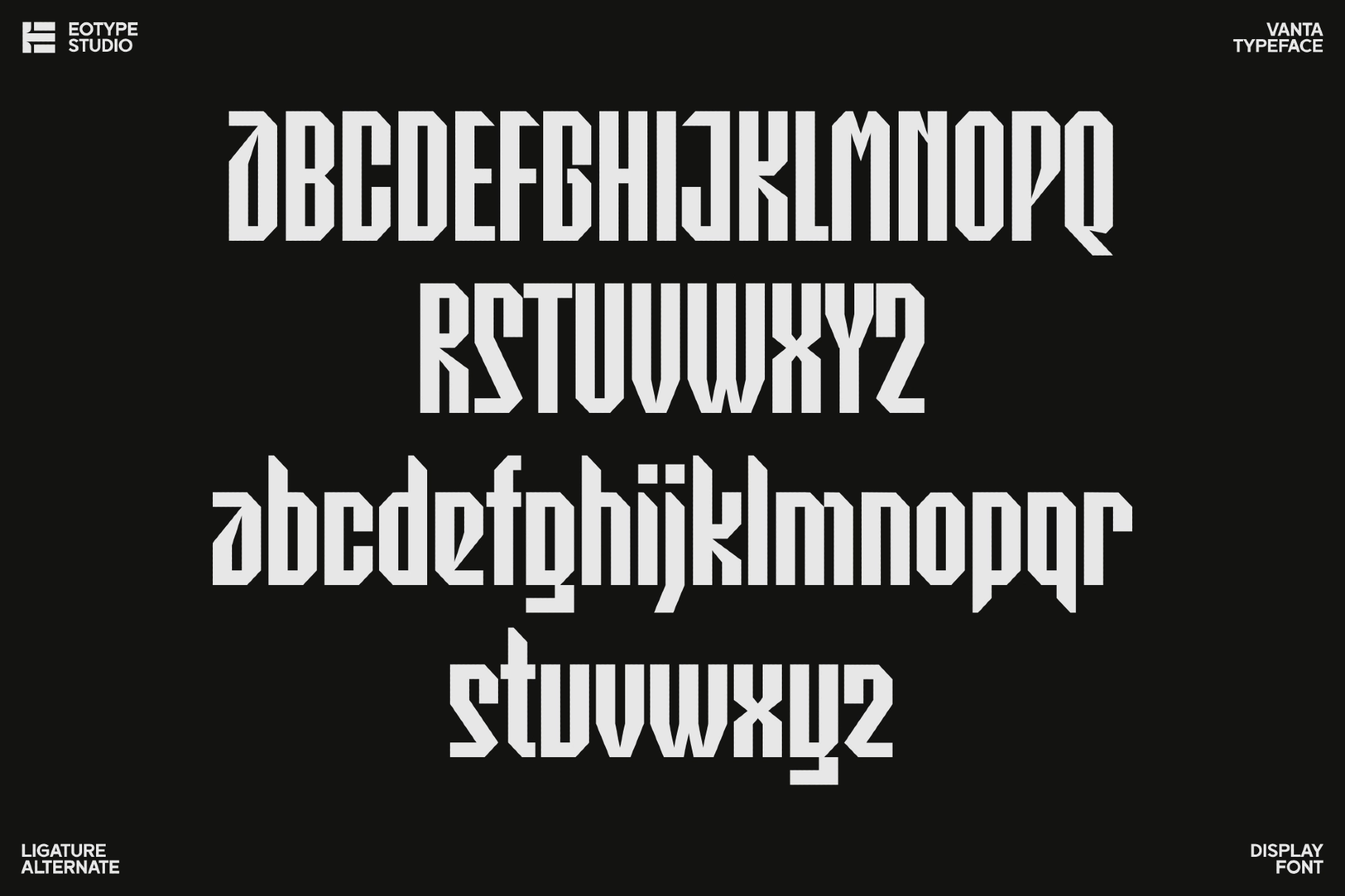 Vanta - Display Blackletter Font