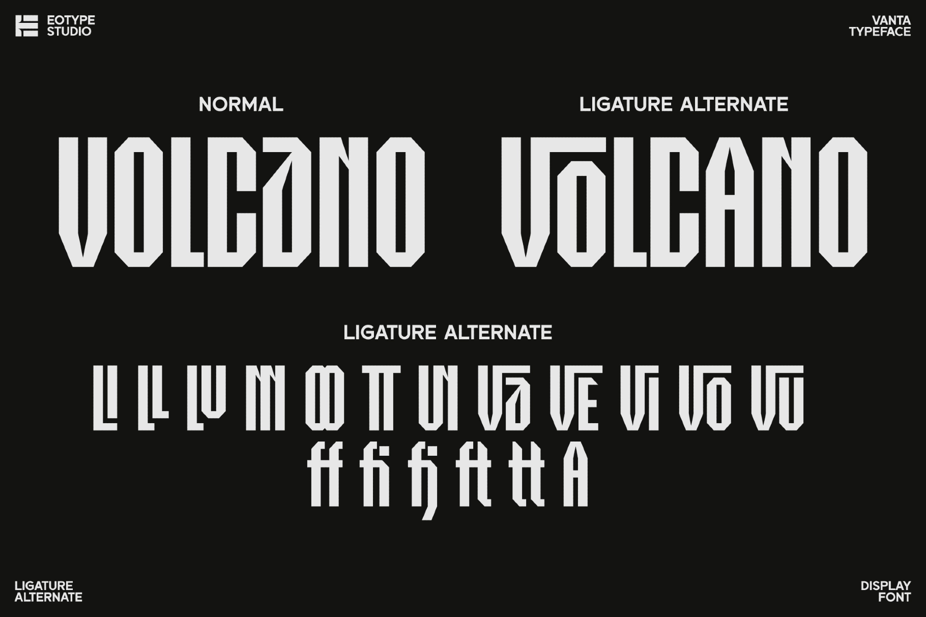 Vanta - Display Blackletter Font