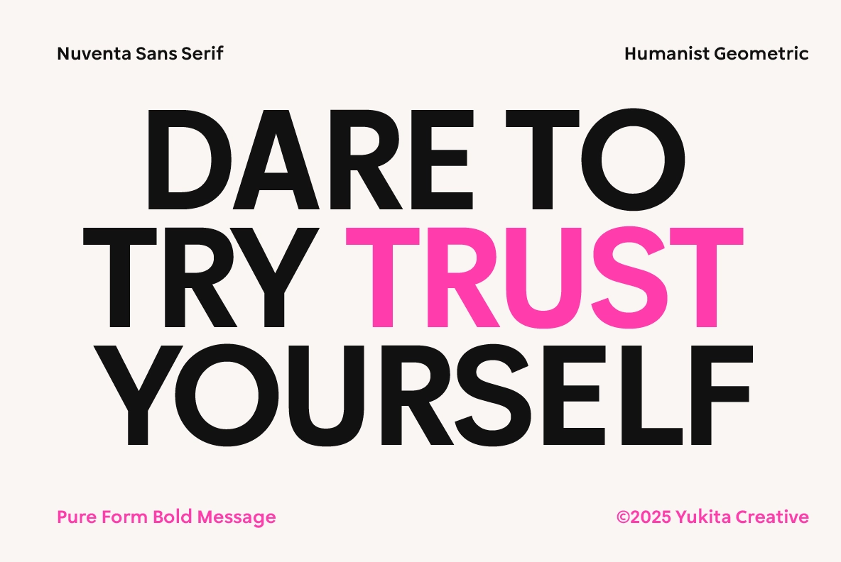 Nuventa - Humanist Sans Serif Font Family