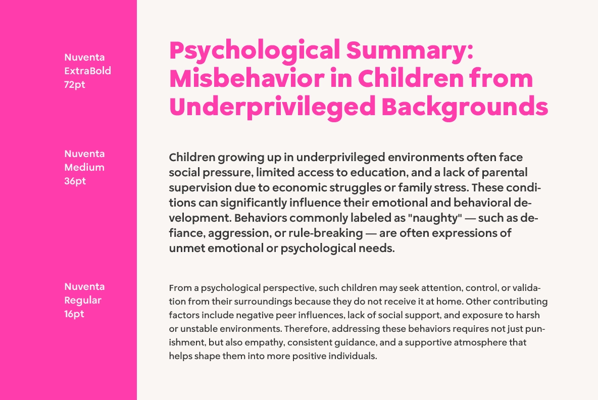 Nuventa - Humanist Sans Serif Font Family