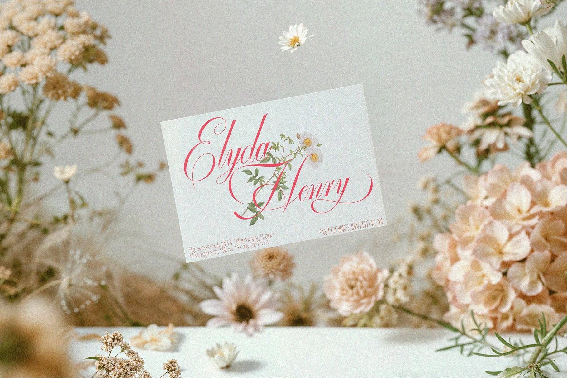 GEFUHATPIN — Elegant Calligraphy Font