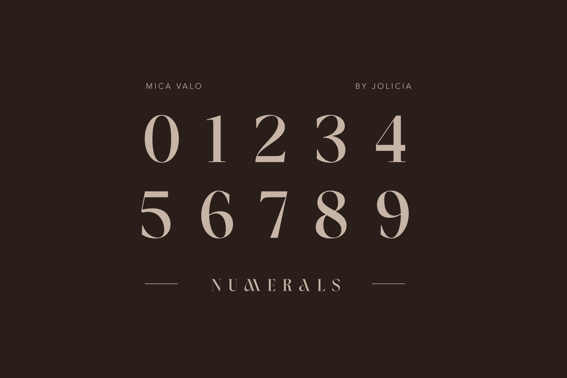 Mica Valo - Elegant Serif Display Font