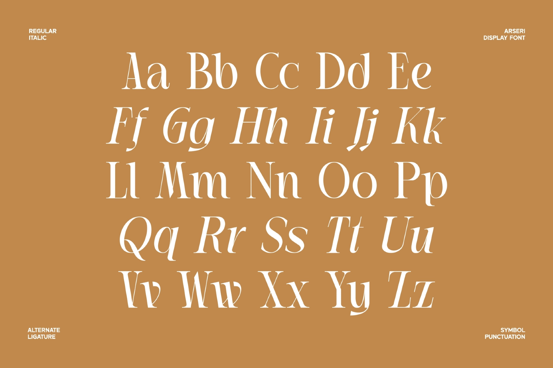 Arseri - Luxury Serif Display Font