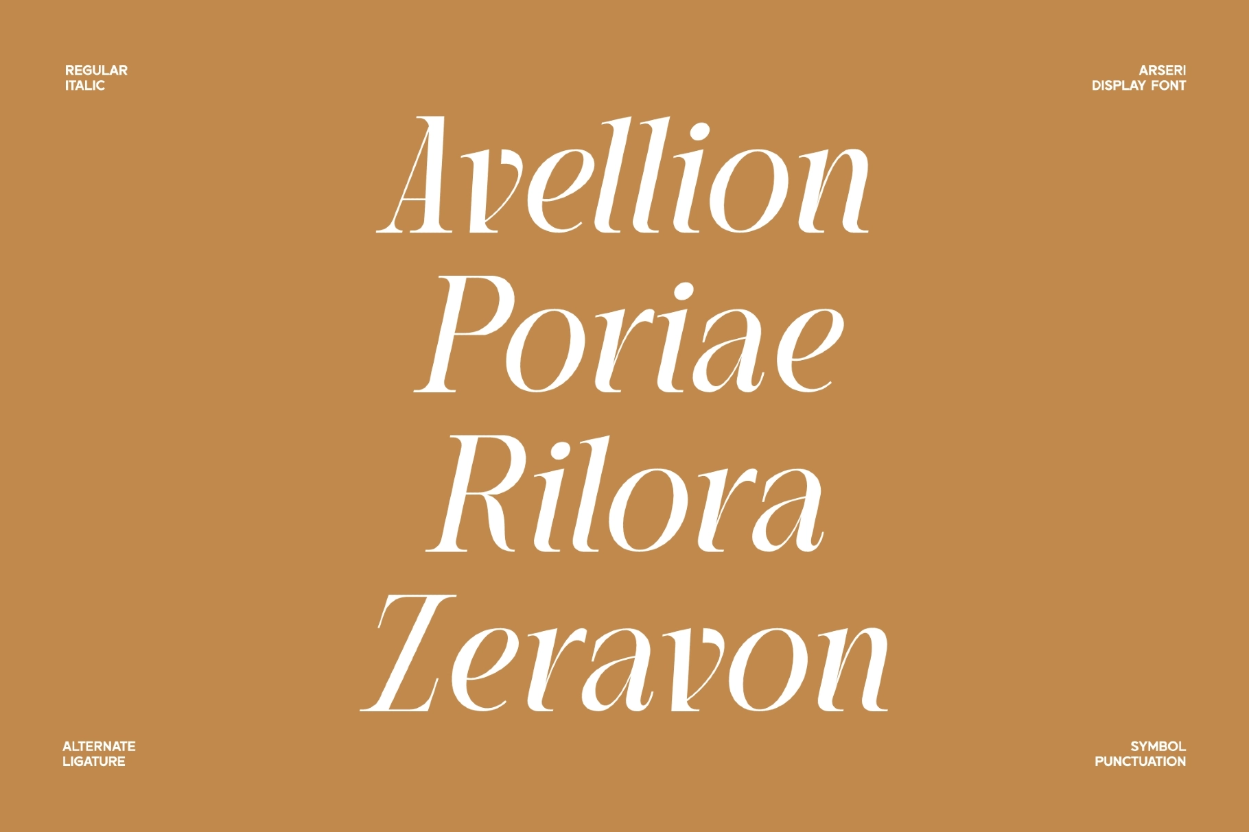 Arseri - Luxury Serif Display Font