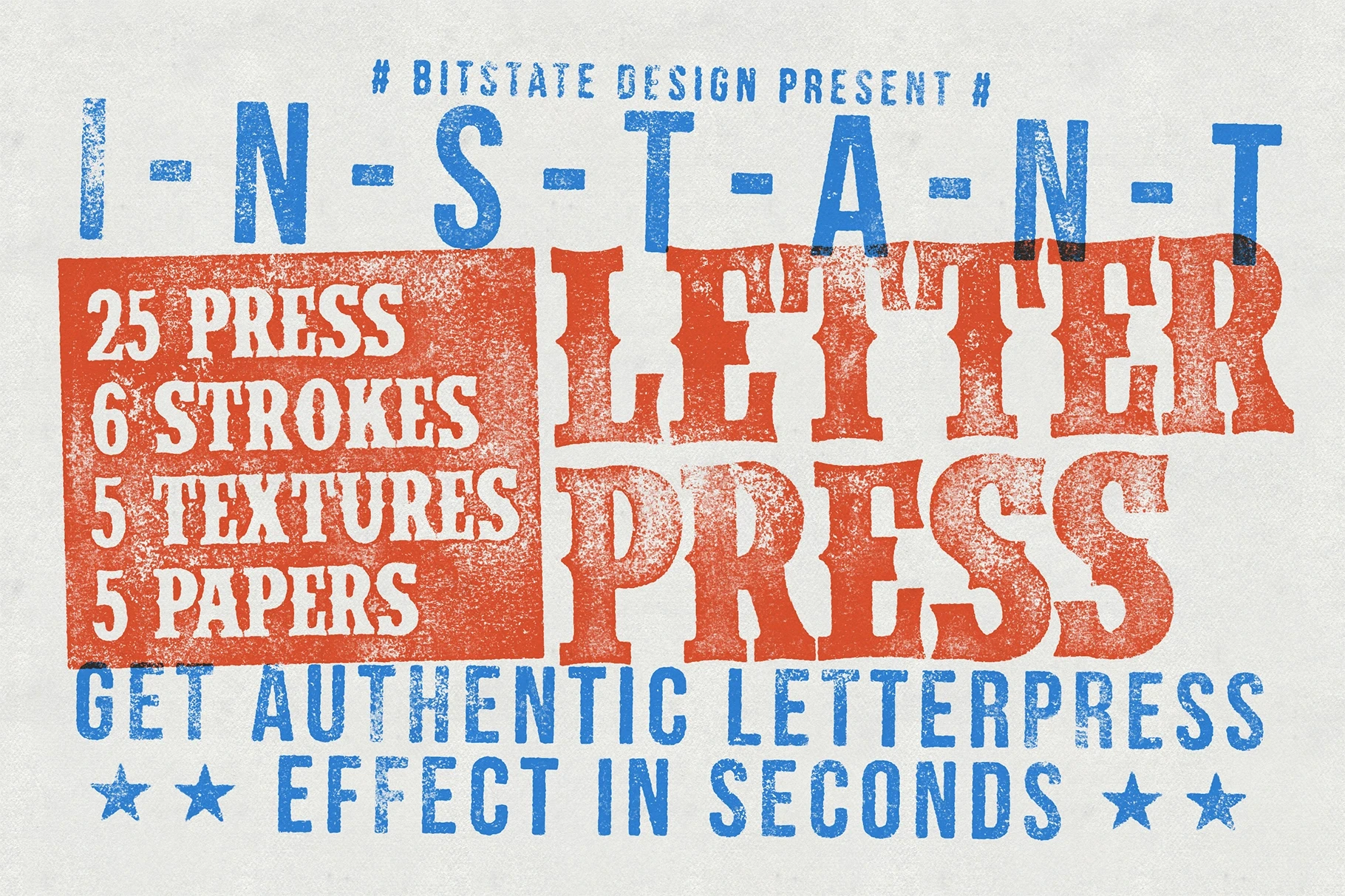 Instant Letterpress Effect