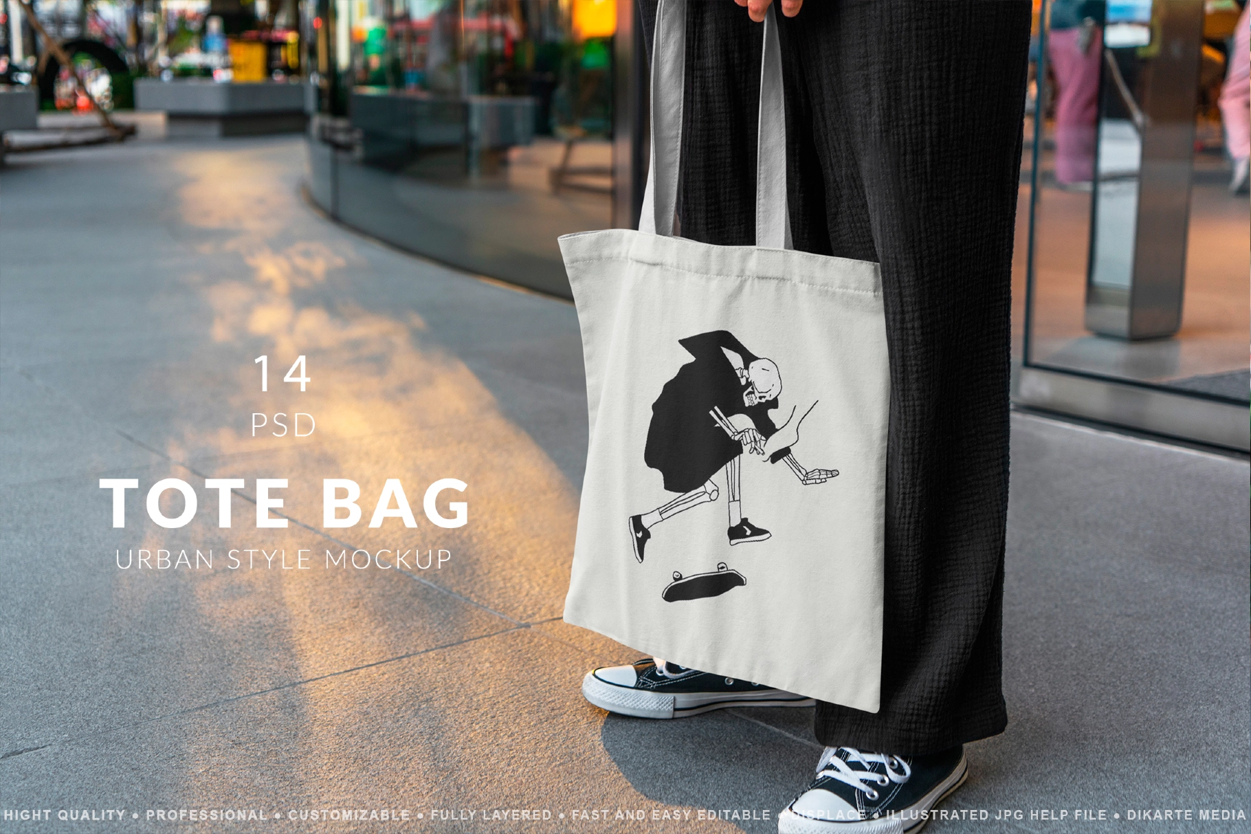 Urban Tote Bag Mockup Bundle
