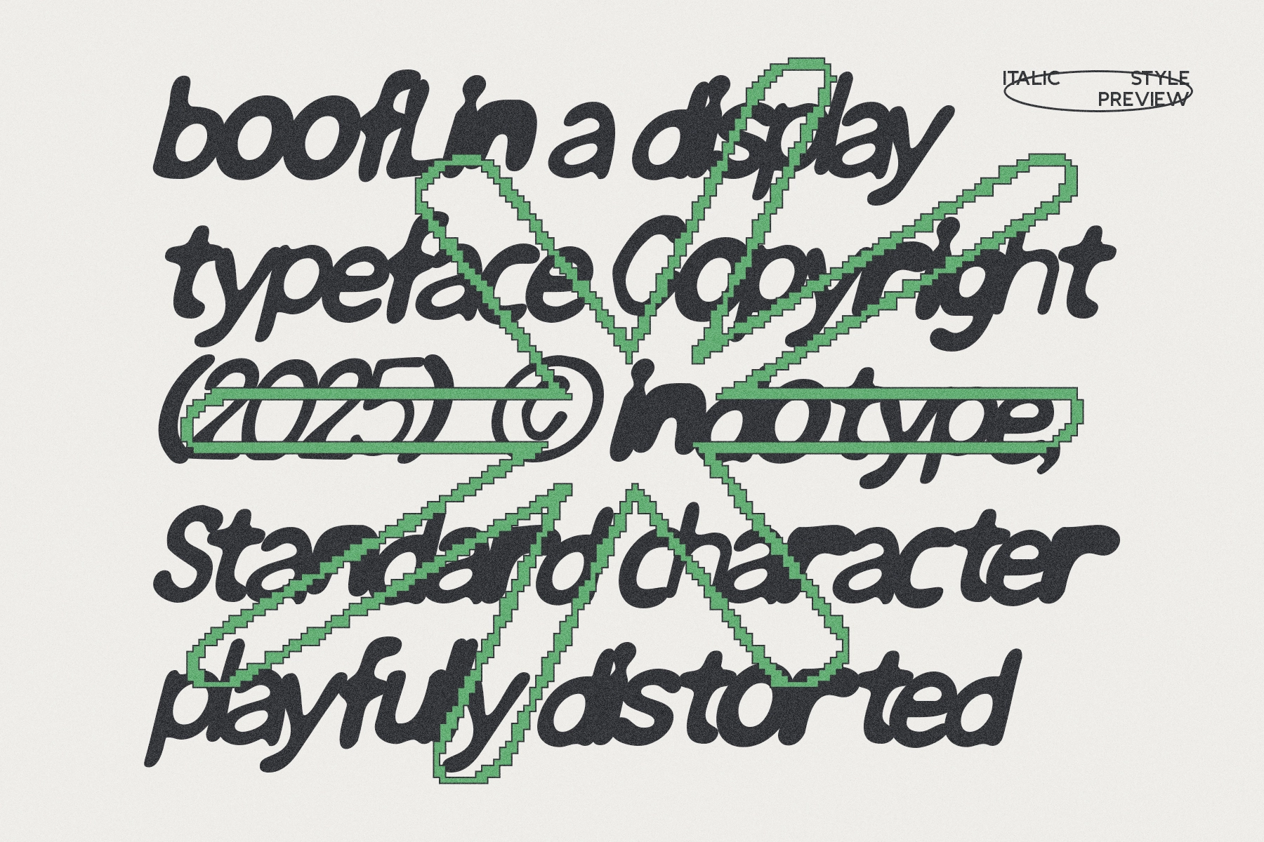 Booflin - Imperfect Hand Drawn Display Font