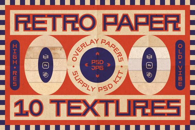 Retro Papers Overlay Kit