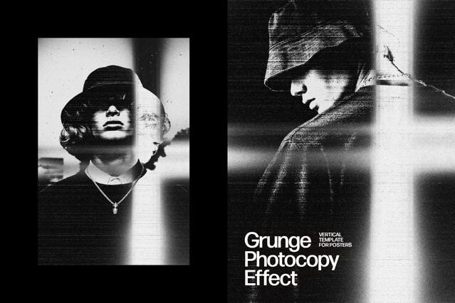 Grunge Photocopy Poster Effect