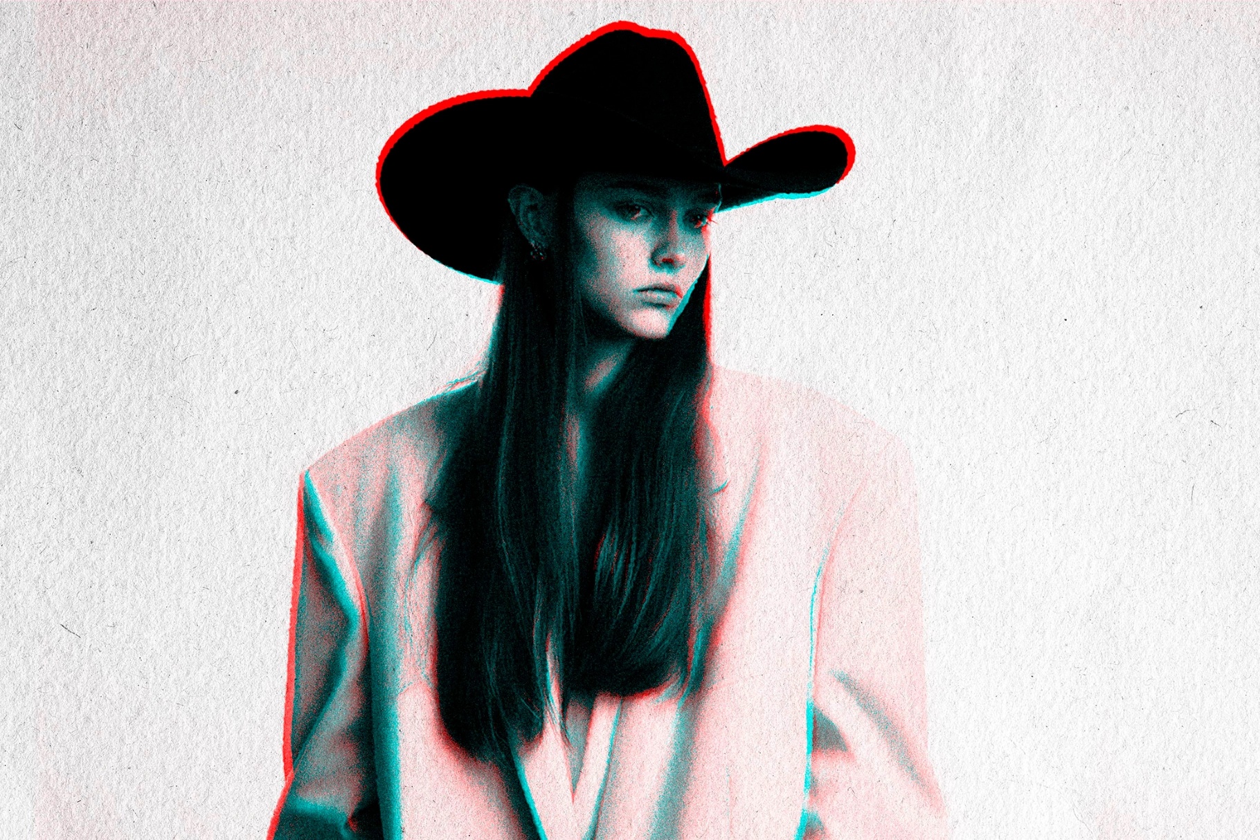 Retro Anaglyph Photo Effect