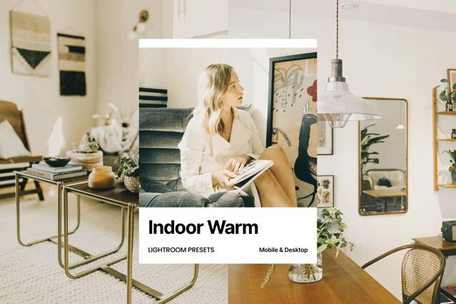Indoor Warm Lightroom Mobile