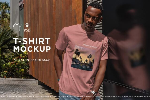 Outdoor T-Shirt Mockup Set