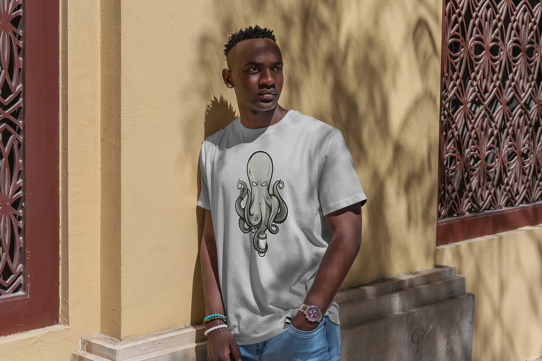 Outdoor T-Shirt Mockup Set