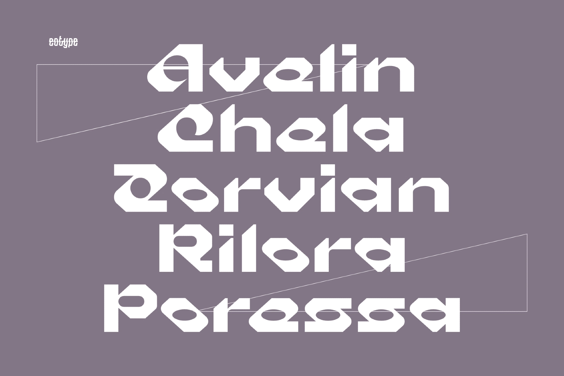 Cegil - Geometric Display Typeface