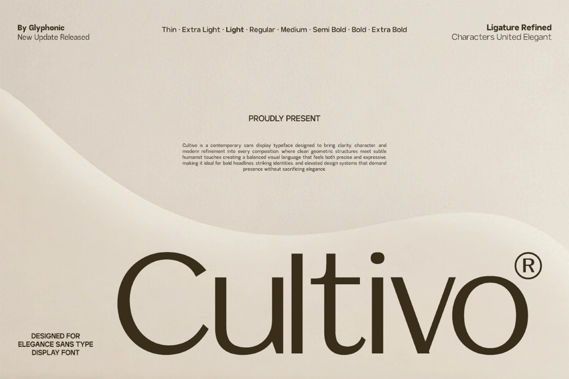 GC Cultivo - Modern Elegant Sans Font