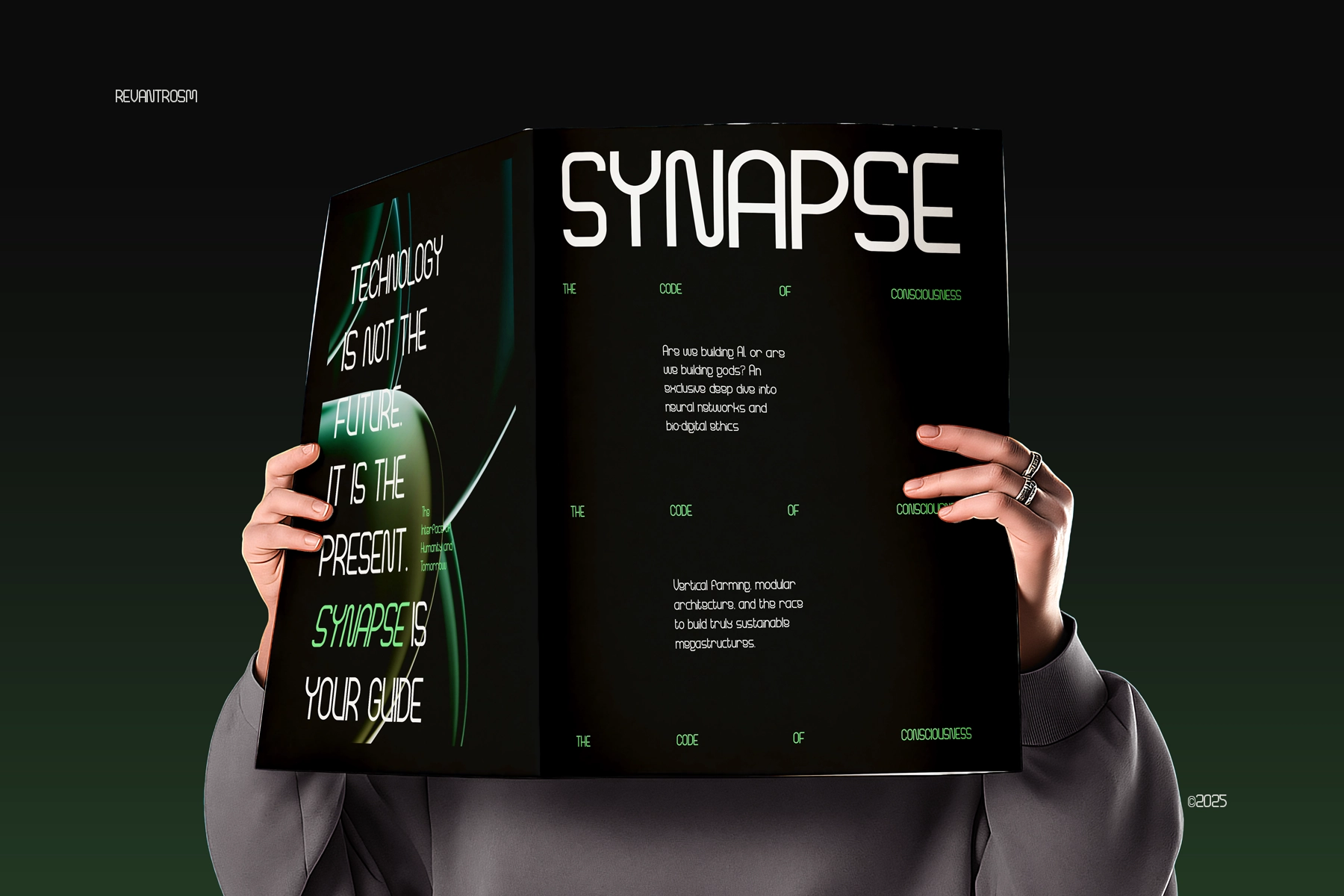 Revantrosn - Futuristic Sans Serif Font