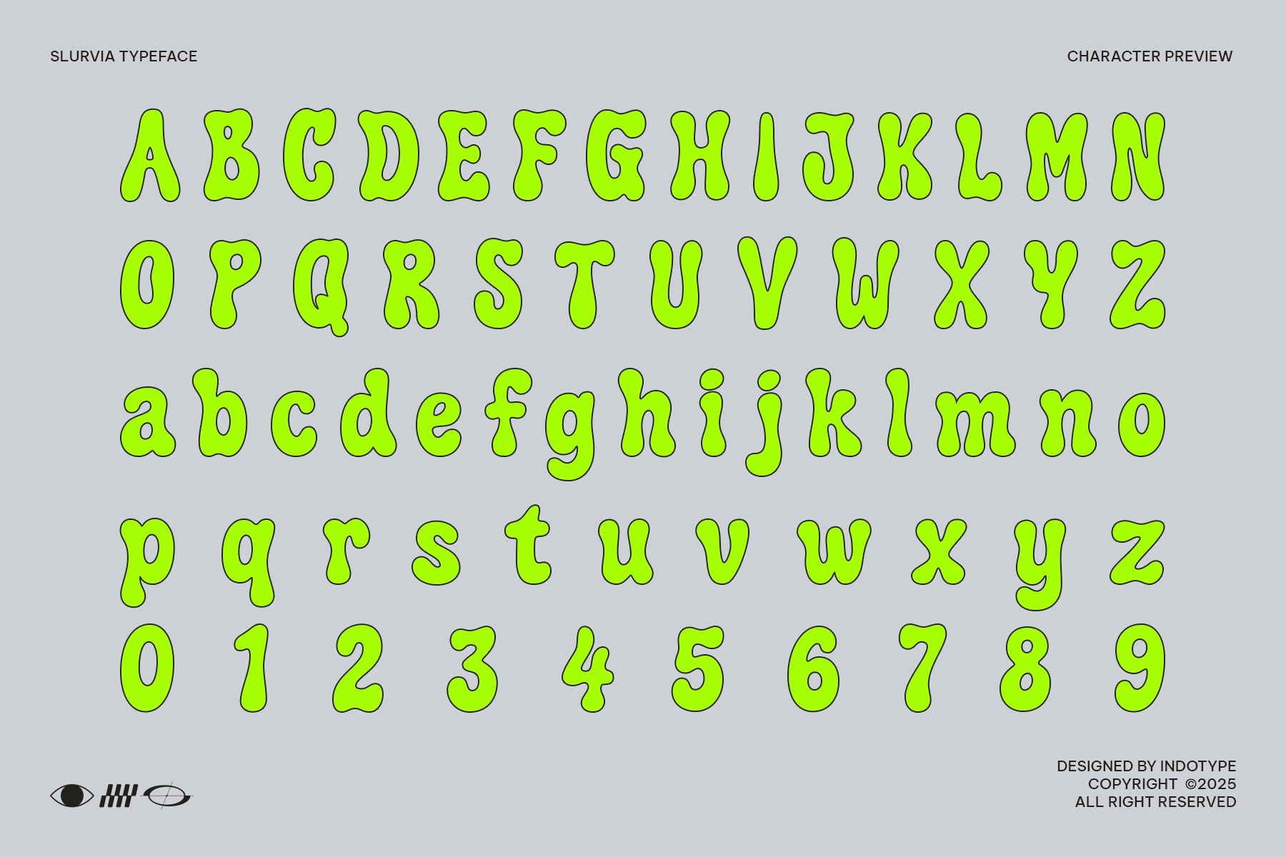 Slurvia - Liquid Display Font