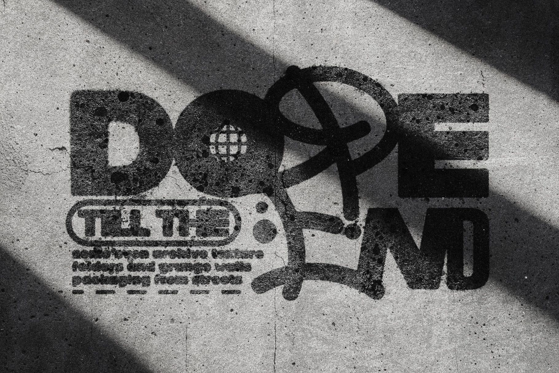 Grunge Street Concrete Text Effect