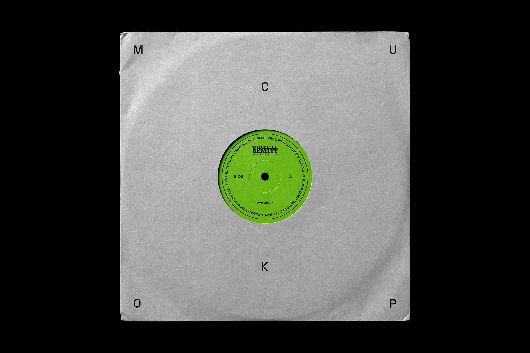 Die-Cut Vinyl Cover Mockup