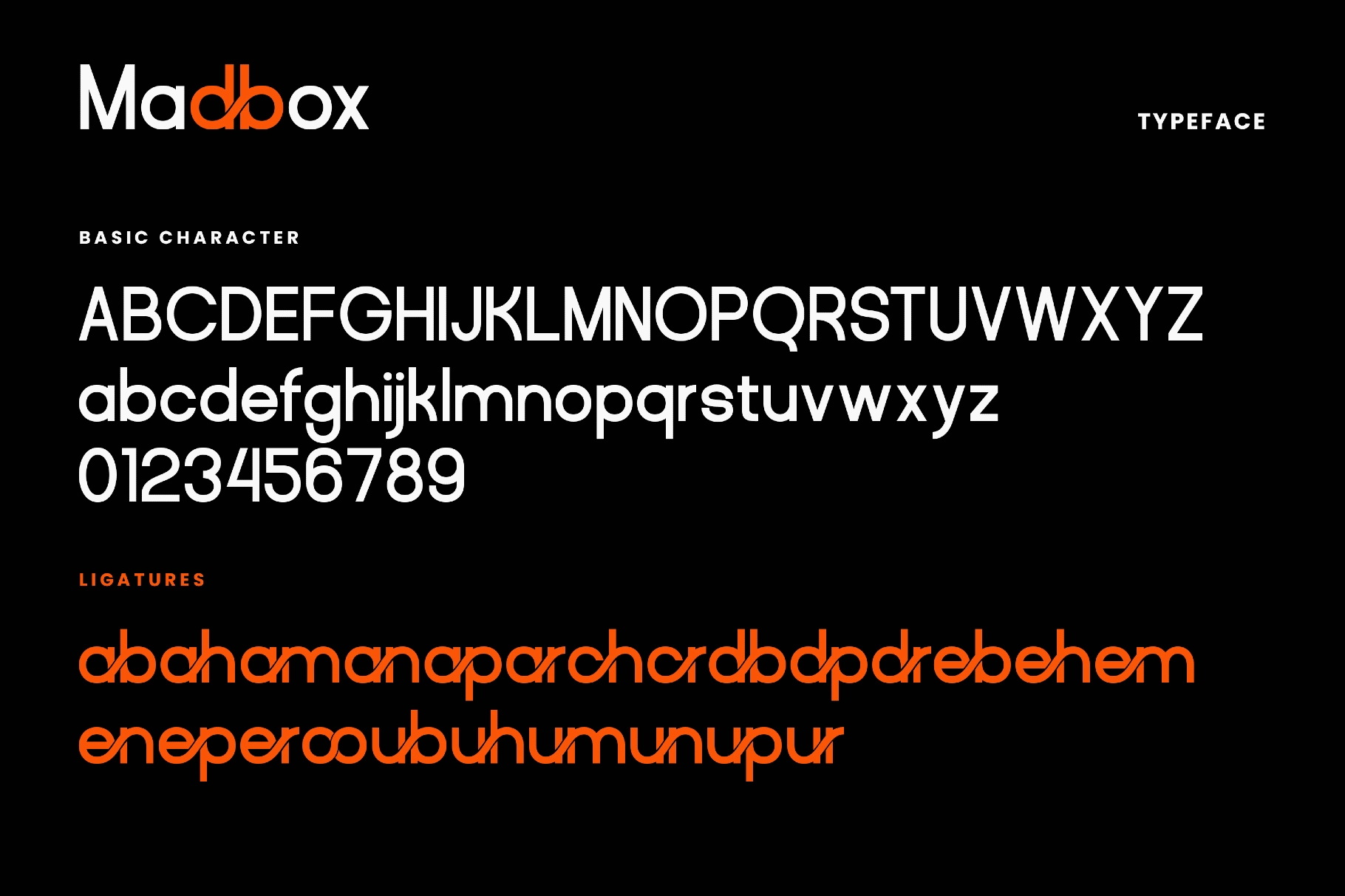 Madbox – Modern Ligature Sans Serif Font