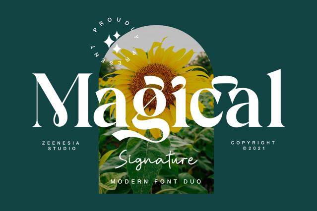 Magical Signature - Modern Luxury Font Duo