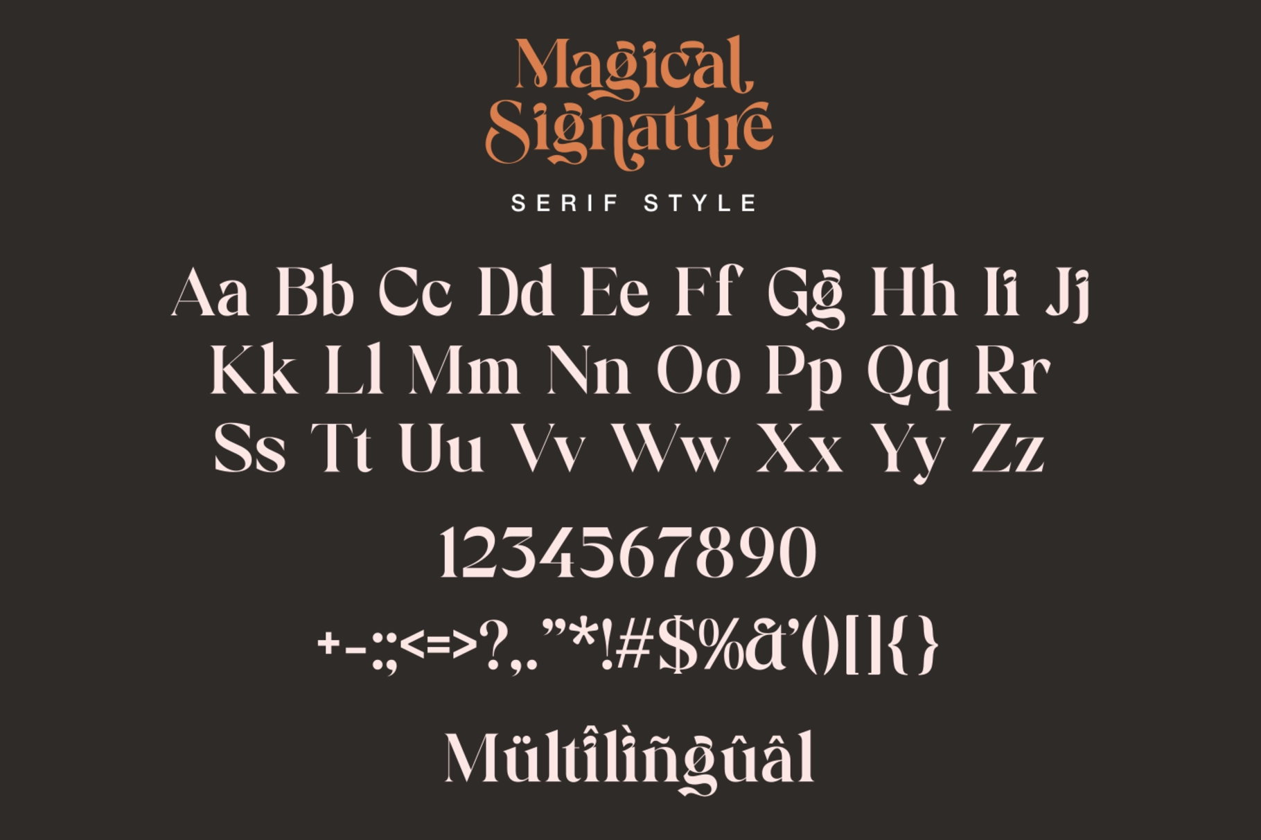 Magical Signature - Modern Luxury Font Duo