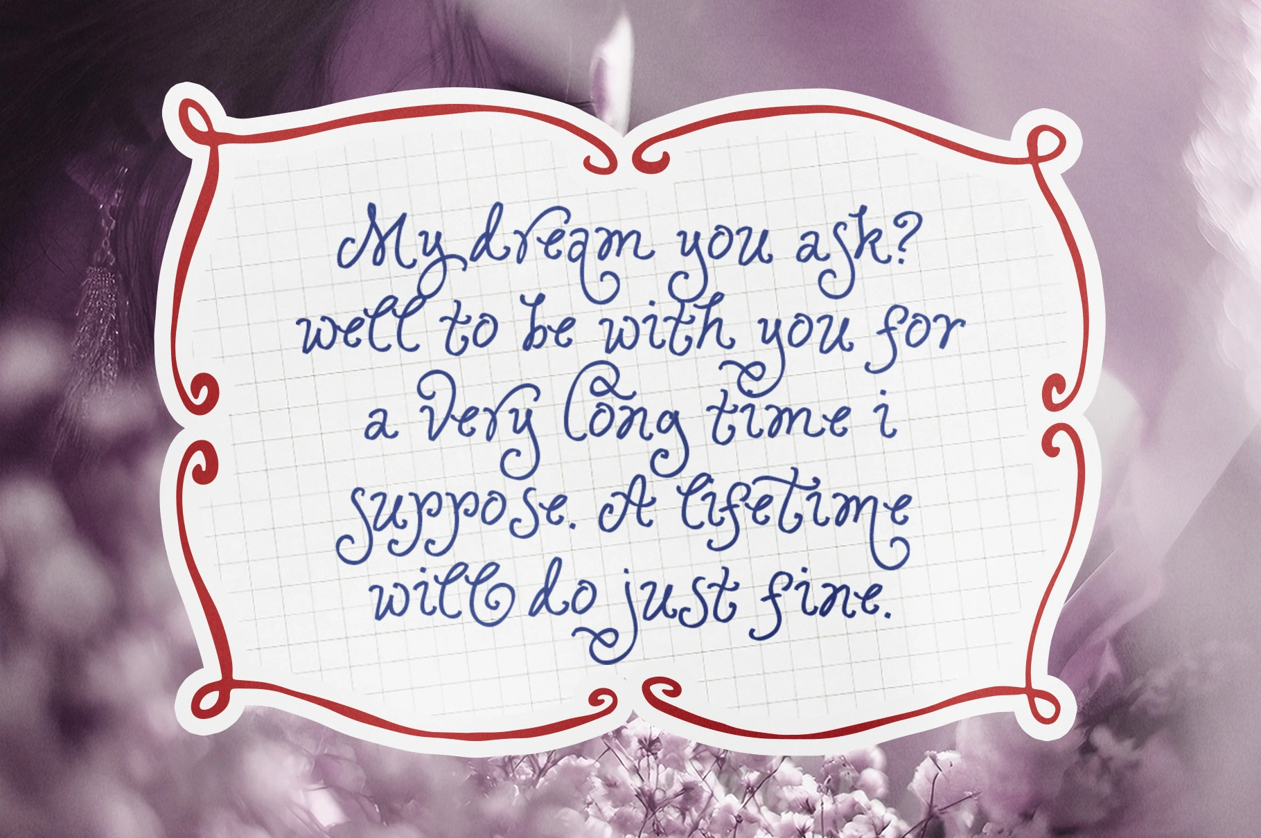 Ophelia Story - Curly Script Font