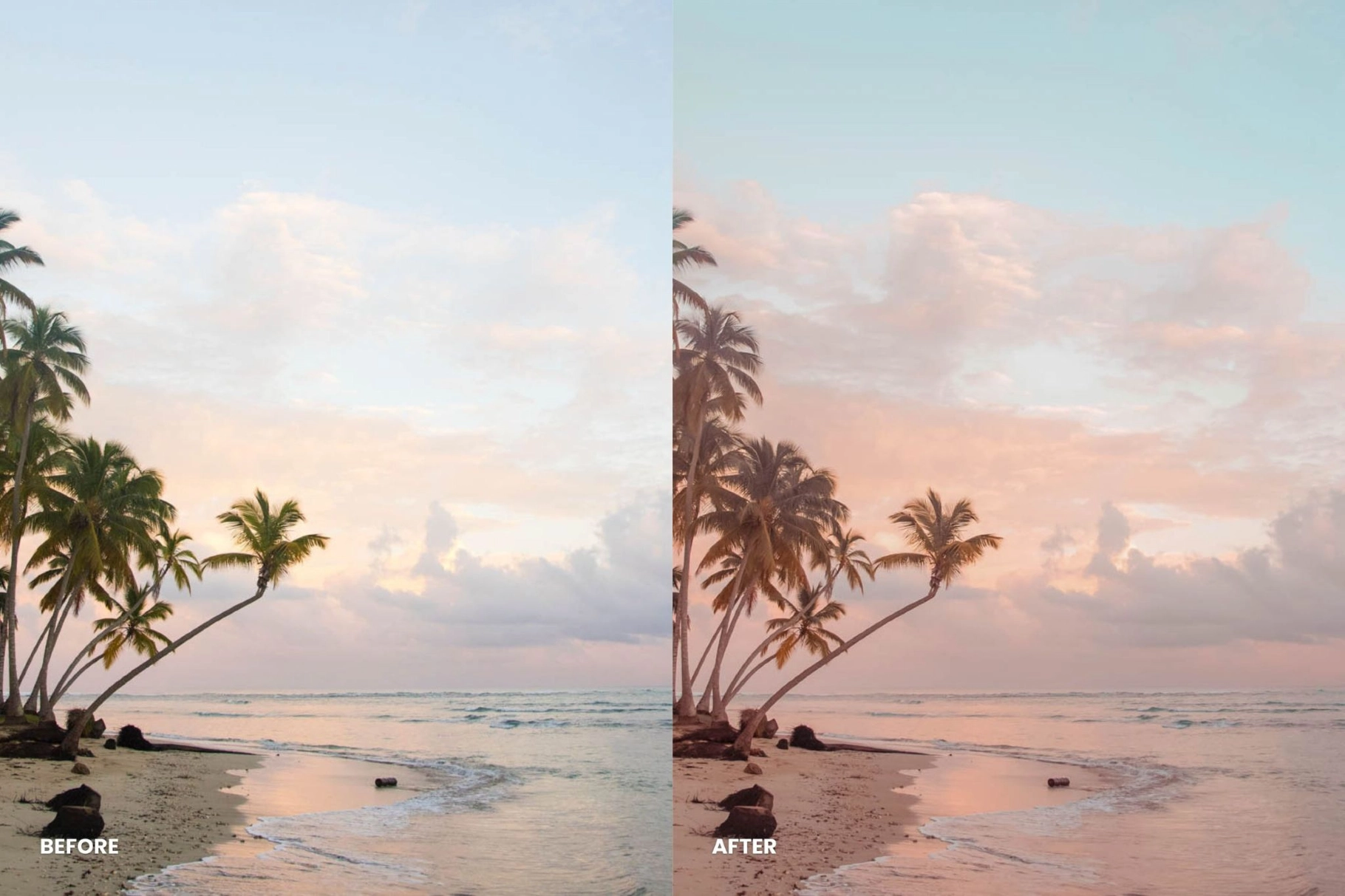 Pastel Sunset Vibes Lightroom Presets