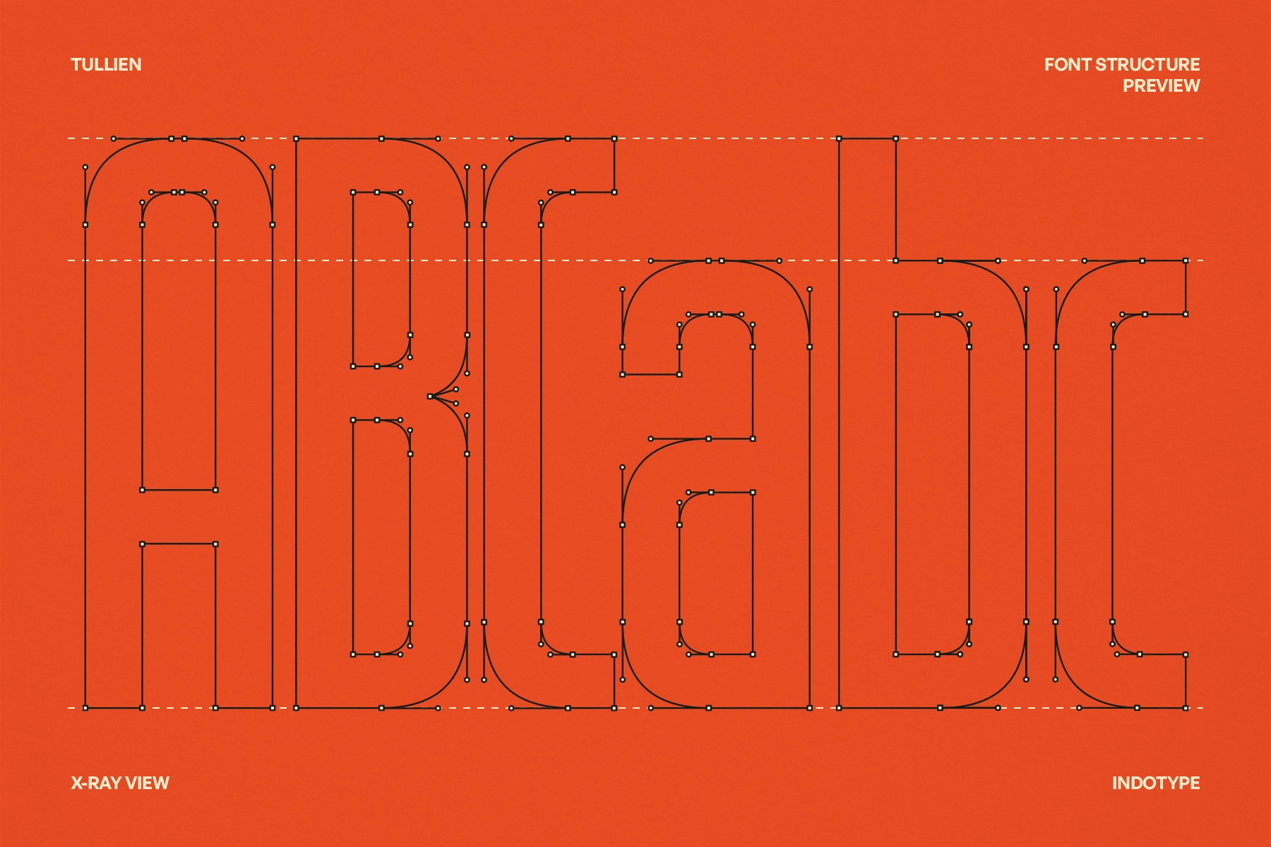 Tullien - Bold Geometric Display Font