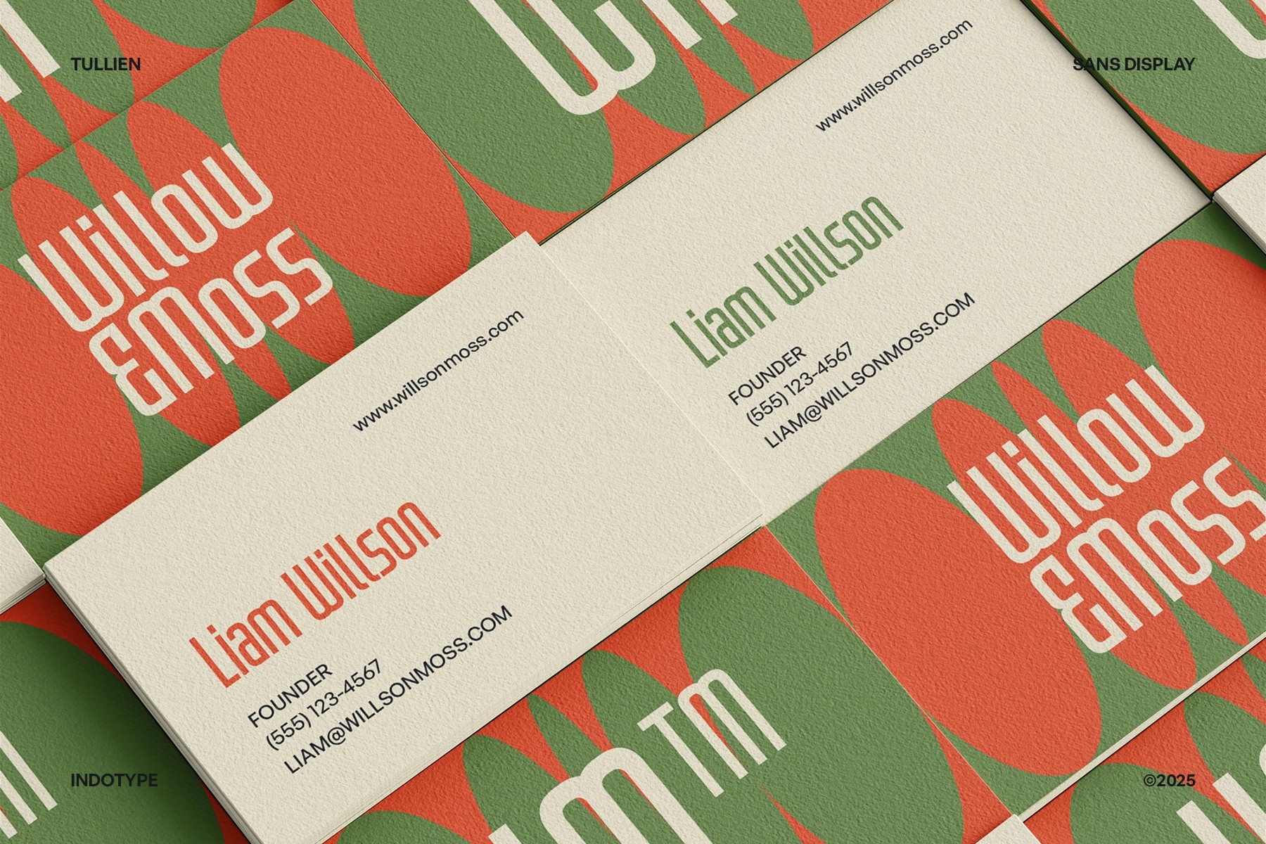 Tullien - Bold Geometric Display Font