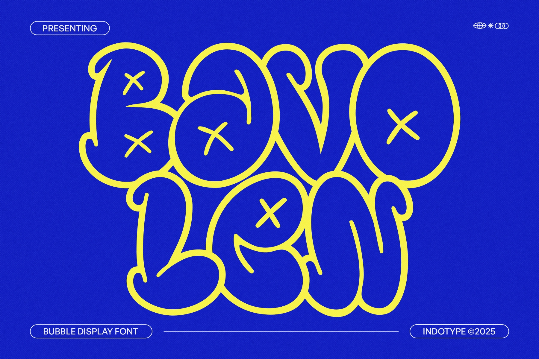 Bavolen - Bubble Graffiti Display Font