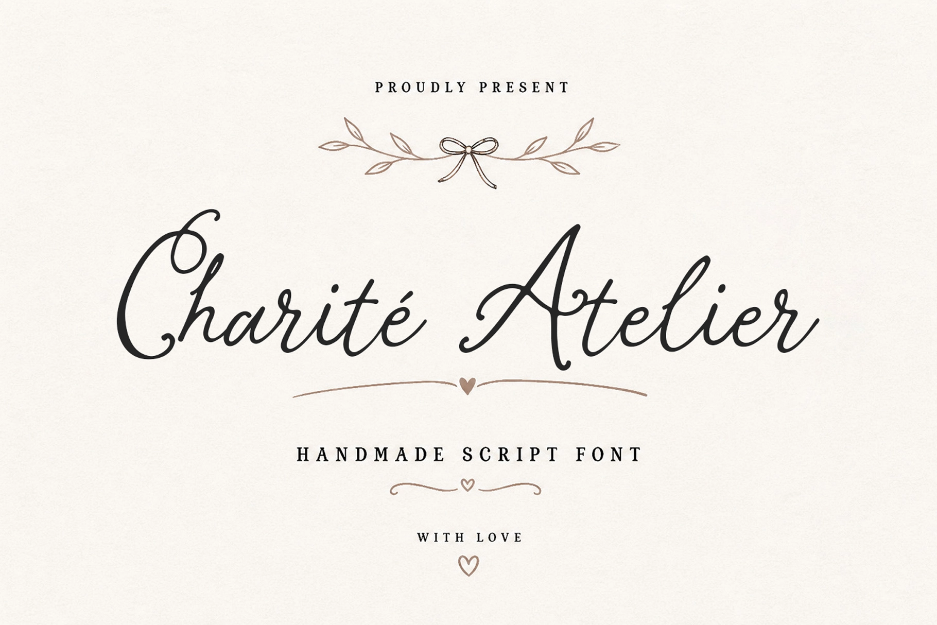 Charite Atelier - Elegant Handmade Script Font