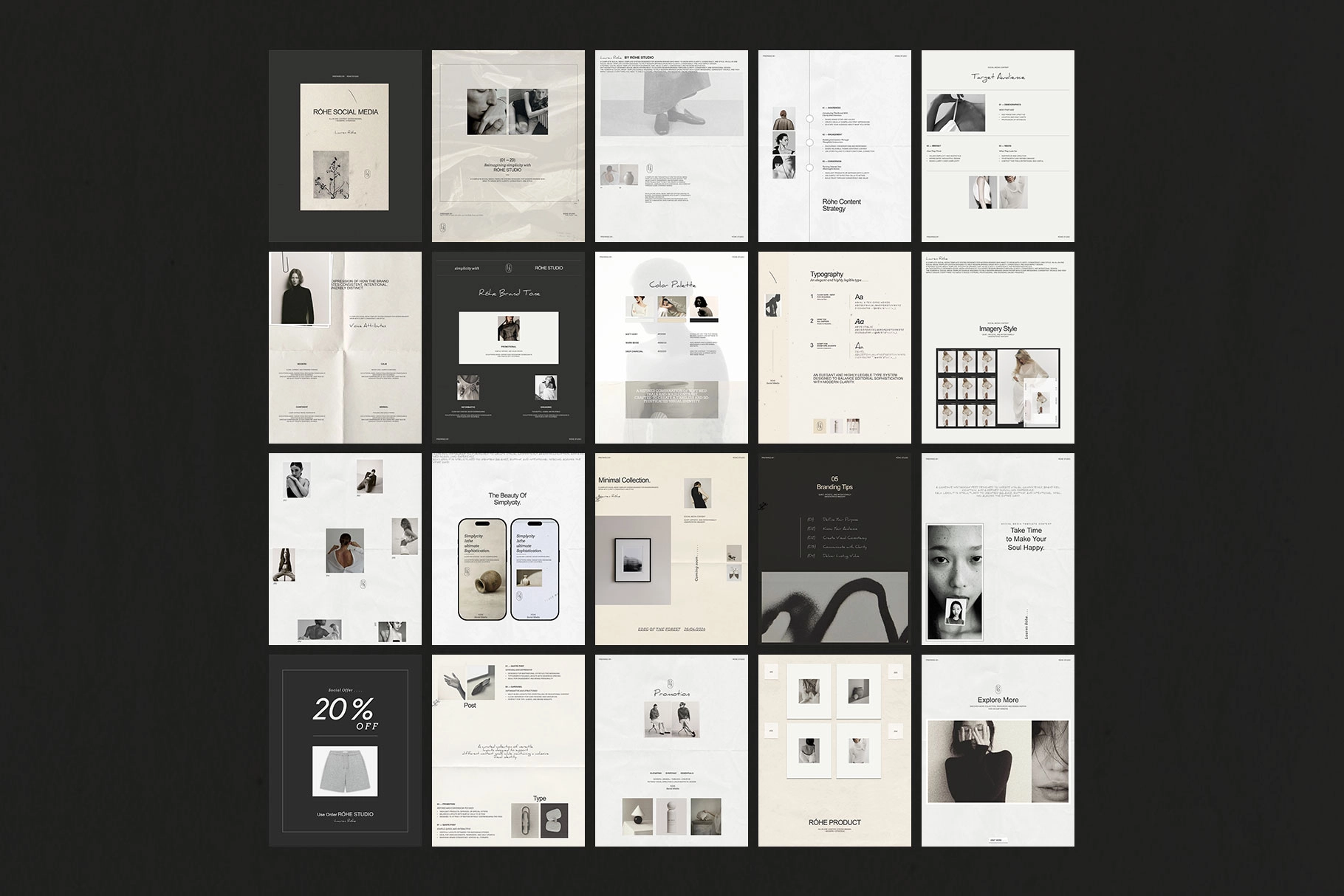 Róhe | Luxury Fashion Social Media Template
