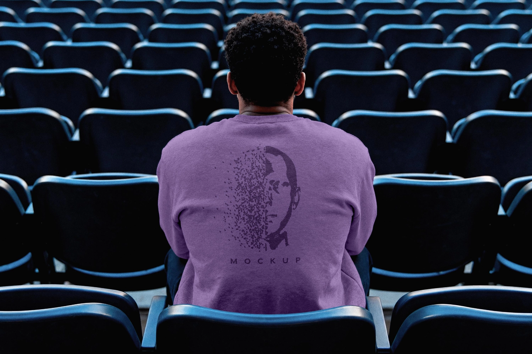 Back View Sweatshirt Mockup