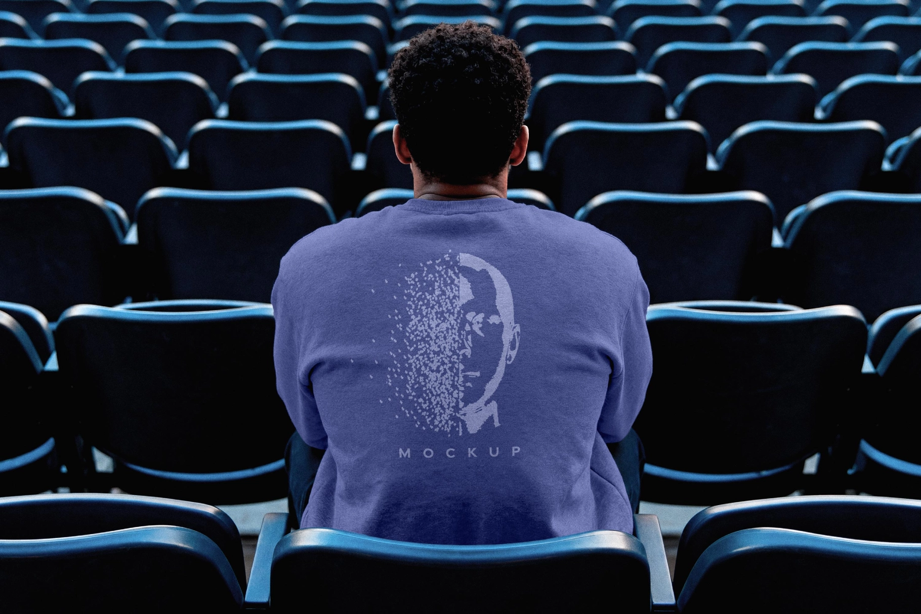 Back View Sweatshirt Mockup